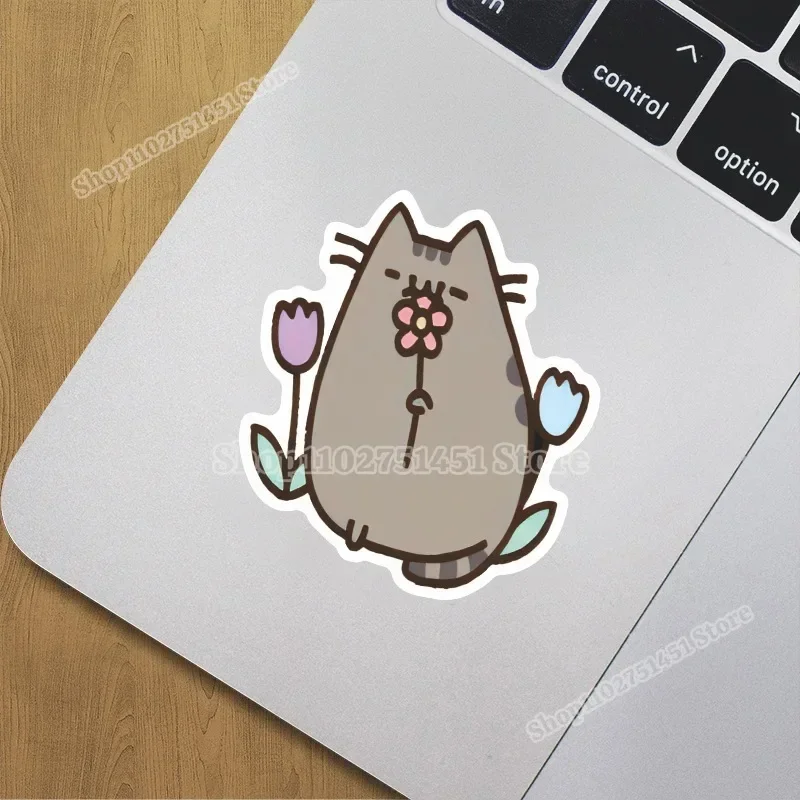 50pcs Pusheen Stickers Cute Fat Cat Graffiti Decal Scrapbook Skateboard Luggage Phone Decor Waterproof Sticker Kids Classic Toys