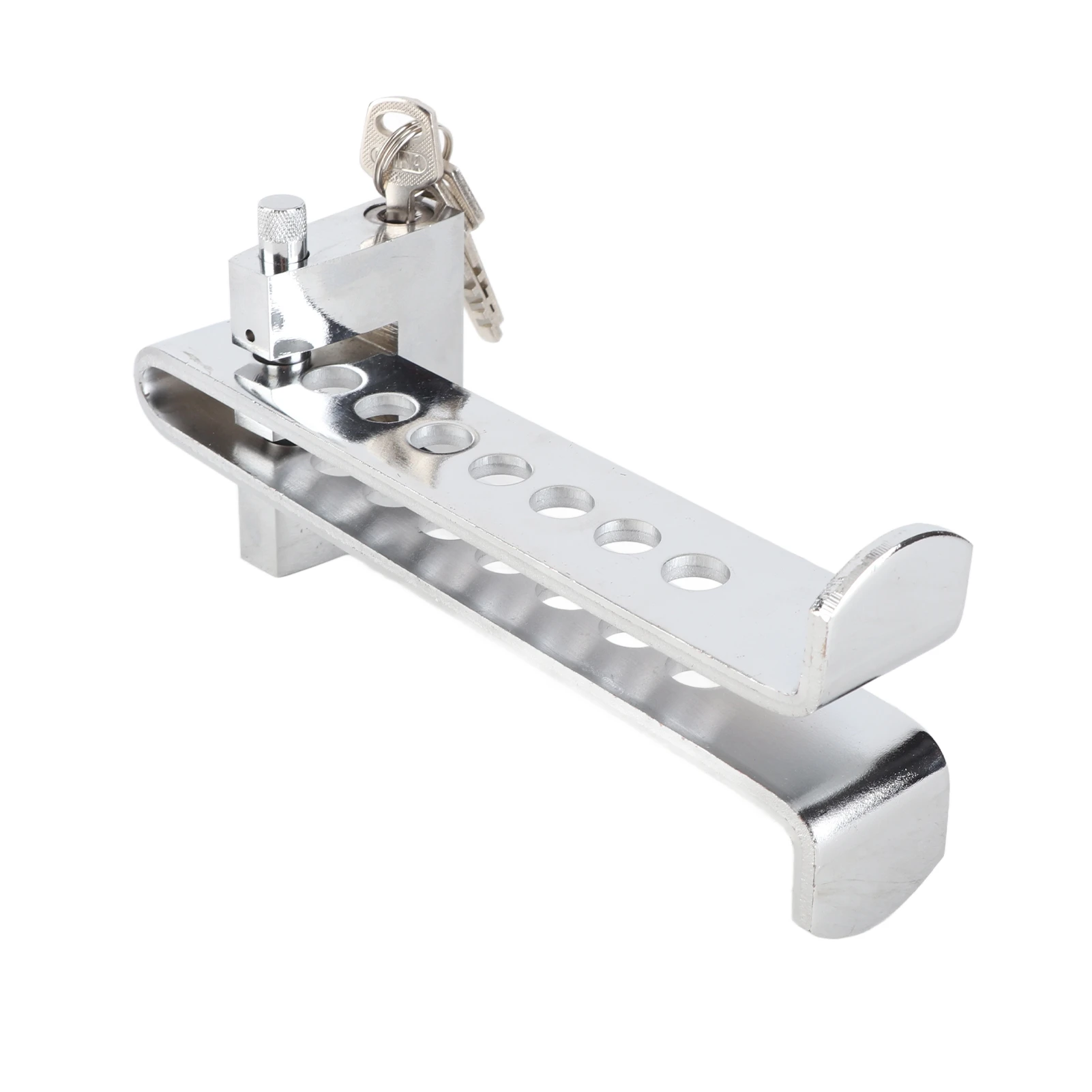 Anti Theft Device  Lock Car Brake Stainless Safety Lock Tool Accelerator Pedal Lock Steel Lock Anti‑theft Lock Door Lock