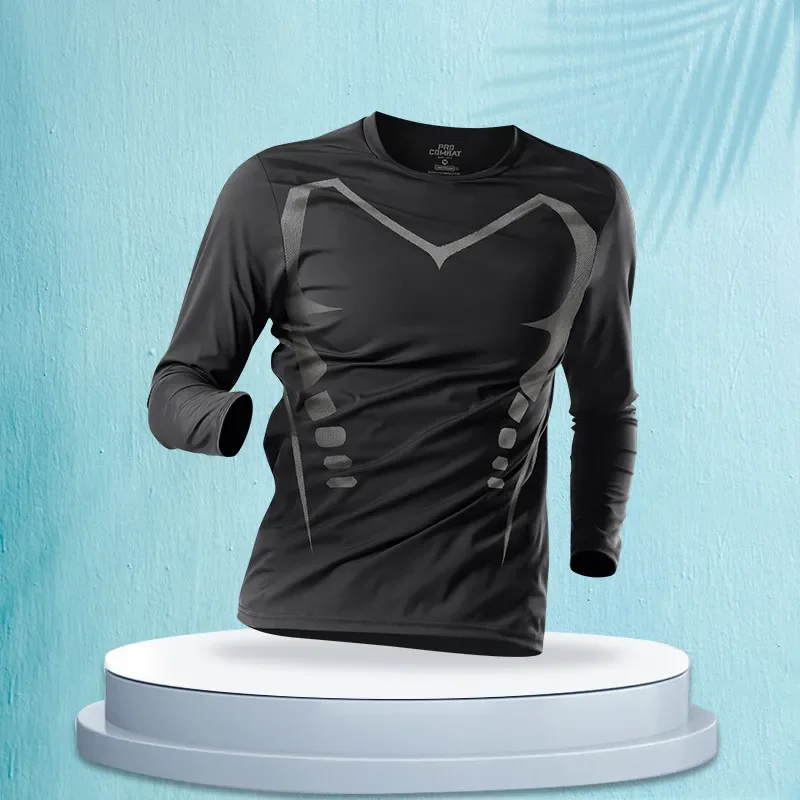 Conjunto de Natación de Manga Larga para Hombre 2026: Camiseta de Protección UV y Pantalones Cortos para Surf y Buceo Traje de Baño Completo con Protección Solar
