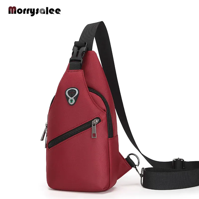 New Male Chest Bag Messenger Shoulder Bag for Teenager Bag Oxford Cloth Fashion Leisure Waterproof Man Handbags & Crossbody Bags