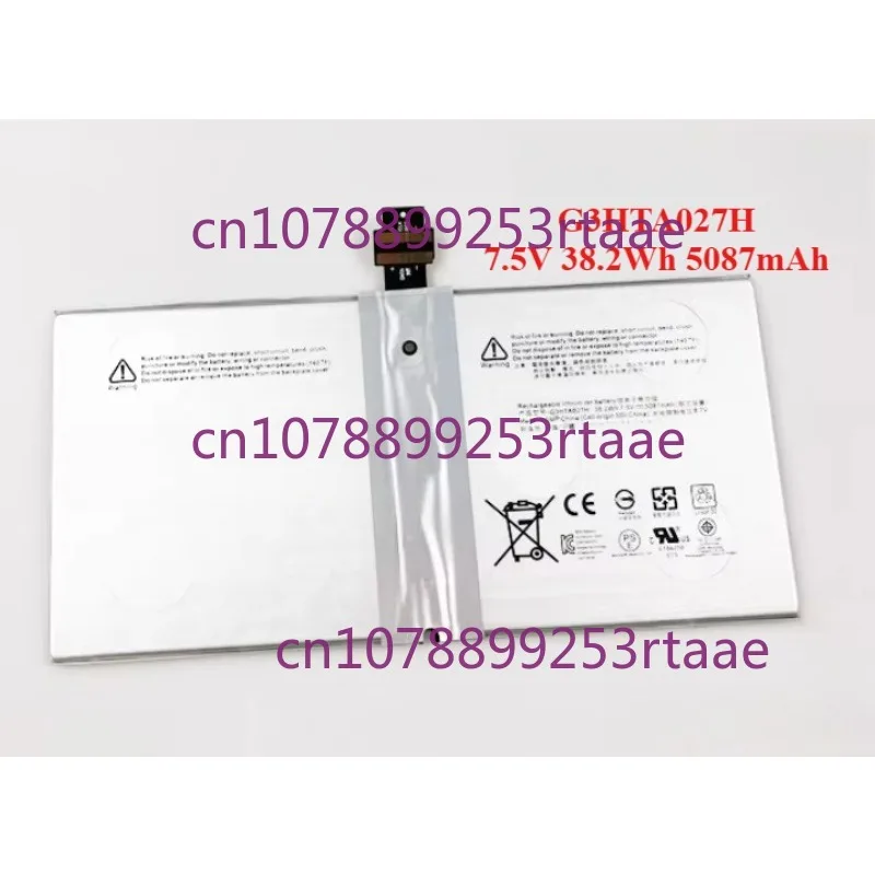 Batería para ordenador portátil G3HTA027H para Microsoft Surface Pro 4 1724 12,3 "Tablet PC de alta calidad 5087mAh 38.2WH