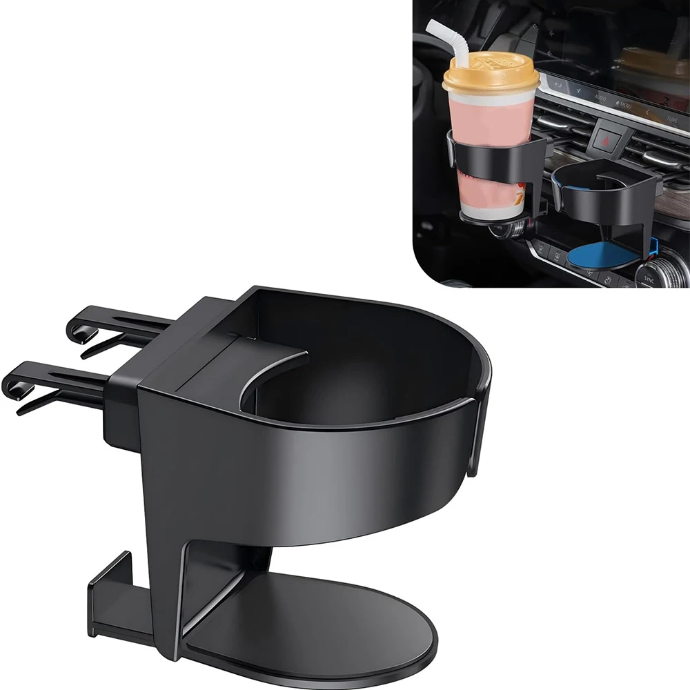 Car Cup Holder Air Vent Mount Expander for Cups Ashtrays Plug Play Multi-function Vehicle Mounting Bracket Universal Most Cars