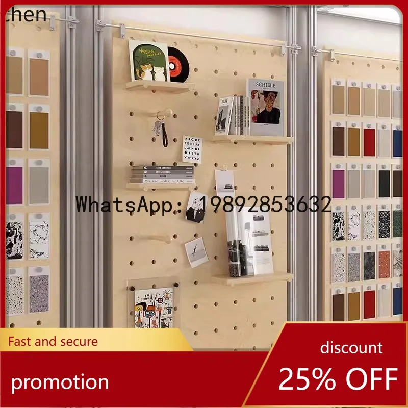 

YFY Birch Ocean Board Aluminum Office Clothing Store Display Shelf Pegboard Display Rack
