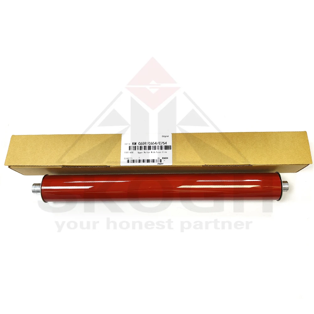 Fixing Belt With Foam Roller For Konica Minolta Bizhub C554 C558 C654 C658 C754 C758 C759 654e 754e Fuser Film Sponge Roller