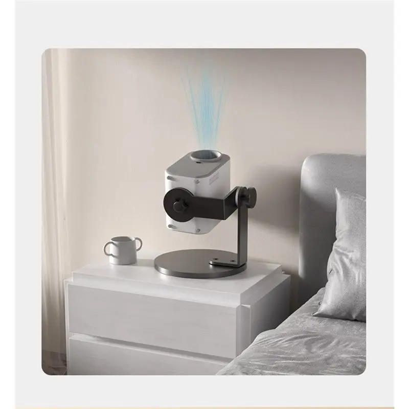 Suporte para projetor de mesa ABVO com rotação de 360 graus 1/4 polegadas montagem com parafuso ajustável para escritório doméstico