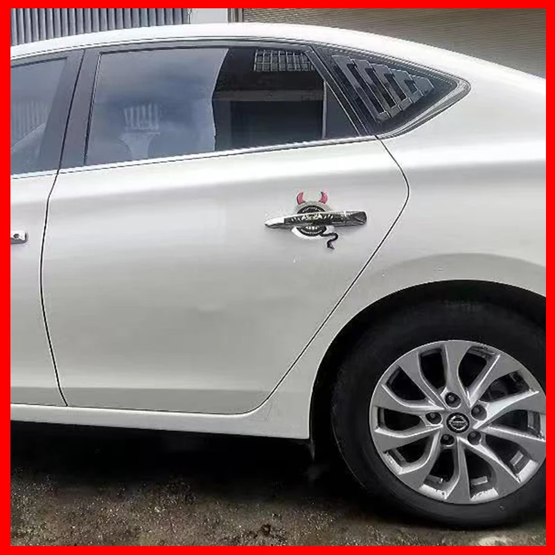 

For Nissan Sentra Sedan 2013-2019 Rear Window Blind Shades Louver Vent Molding Cover Sticker Trim Car Styling Auto Accessories