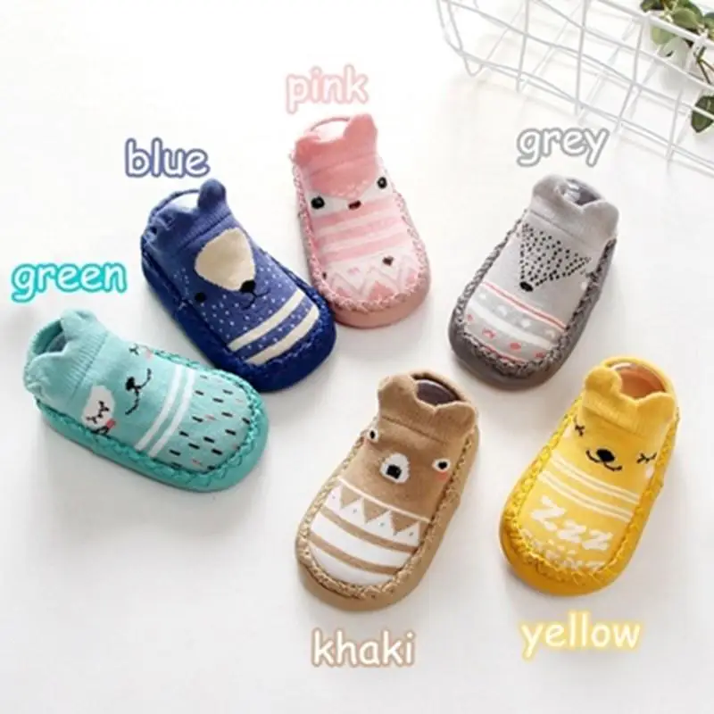 Cartoon Soft Sole 6 Colors Toddler Four Seasons Comfortable Cute Non Slip Baby Walking Shoes