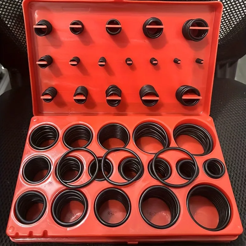 419Rubber O-Ring Seal Kit Multi Size Gasket Assortment for Gas/Air Seals Automotive Maintenance Faucet & Pipe Repair