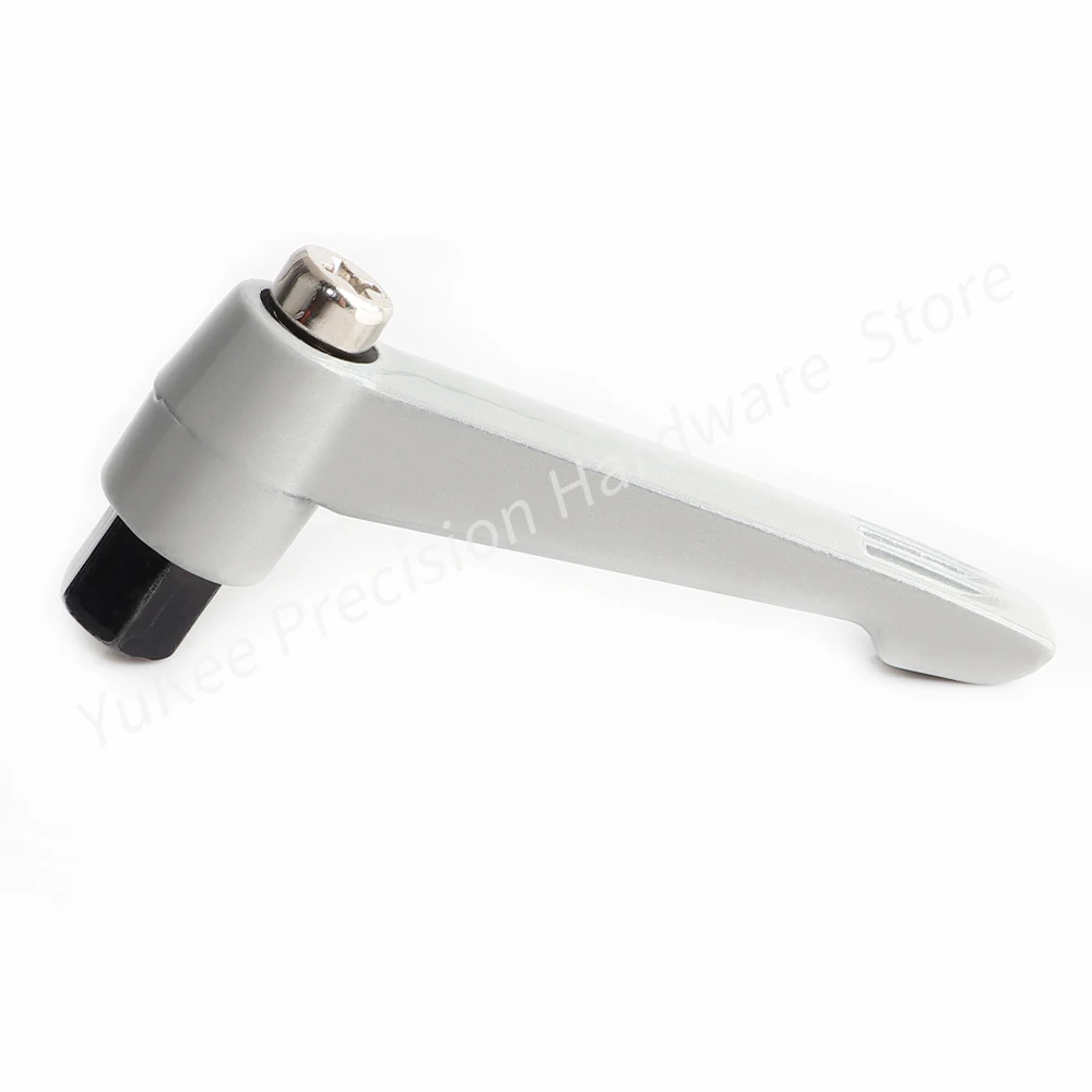 YK929 M5~M16 Zinc Alloy Hexagonal Adjustable Tight Handle Rotating Handle L-shaped Internal Thread Universal Adjustable Handle