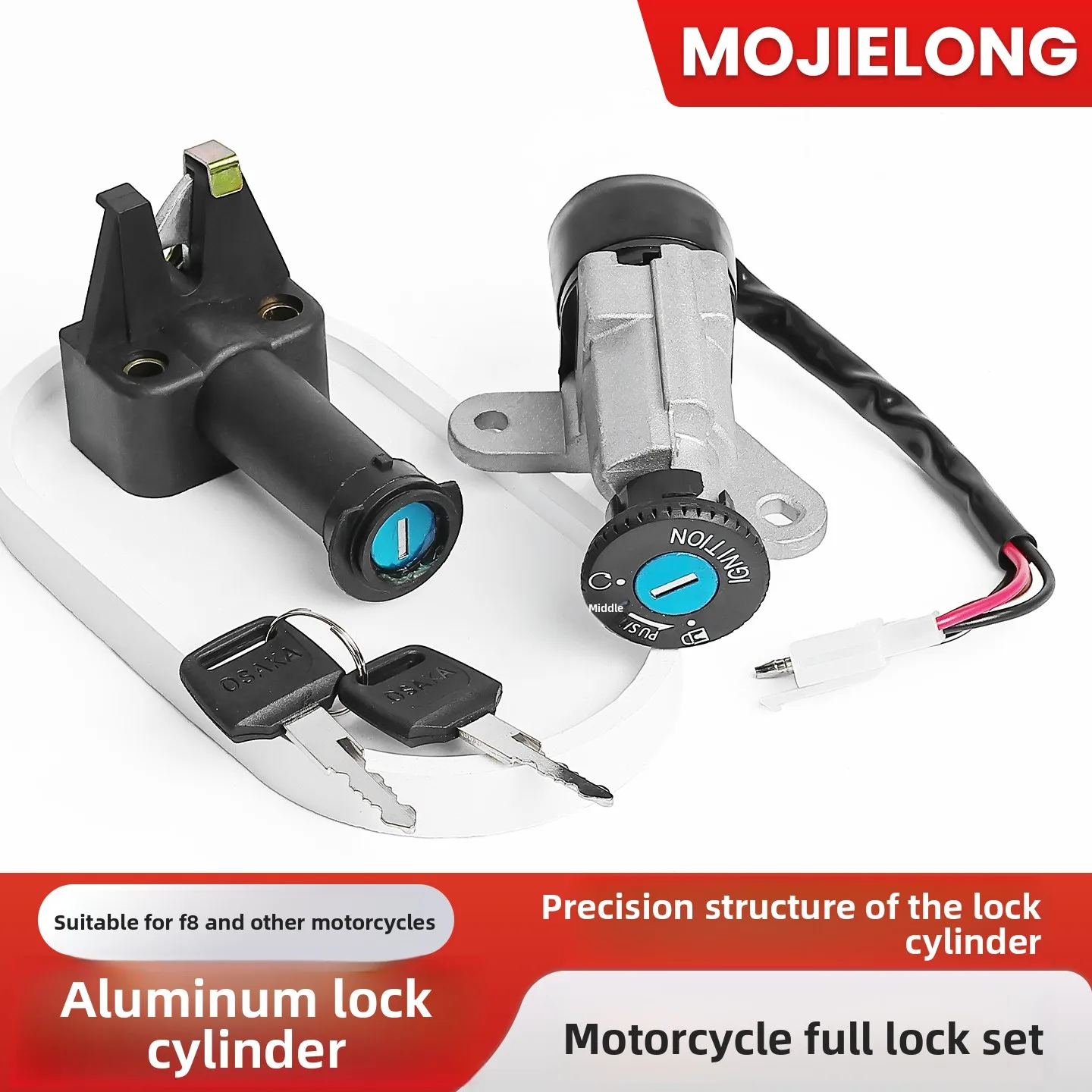

Motorcycle F8 Full Lock Set Ignition Switch Electric Door Lock for Yamaha JYM110 Anti-Theft OEM Quality Parts