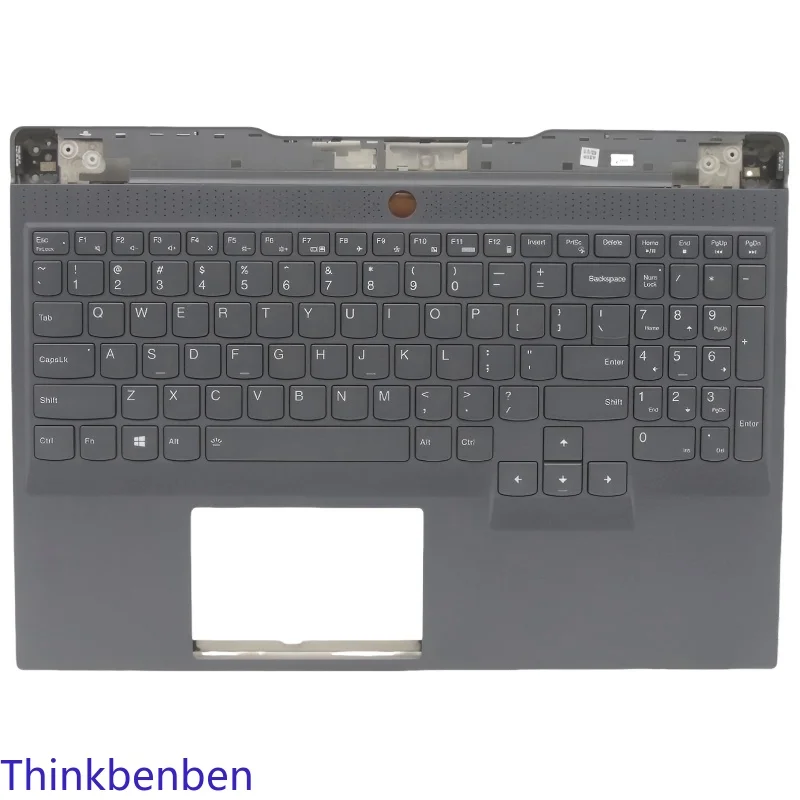 US English Grey Keyboard Upper Case Palmrest Shell Cover For Lenovo Legion S7 15 15IMH5 15ARH5 Y9000X 2021 5CB0Z71940