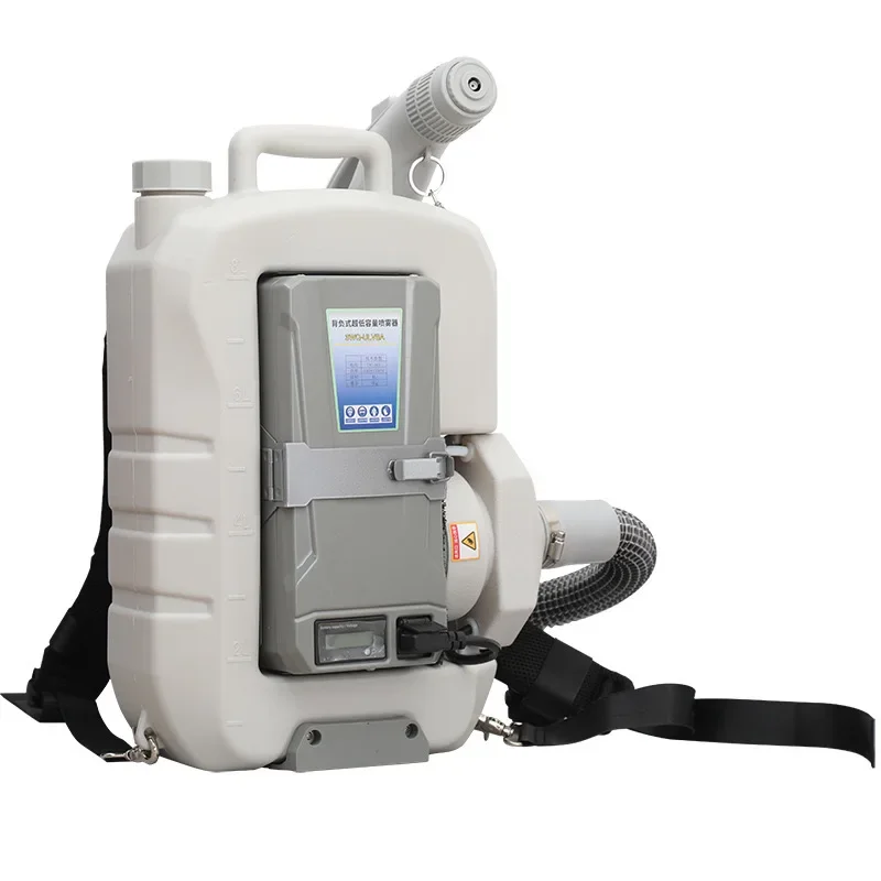 

8L 350/500W Electric Backpack ULV Ultra Low Capacity Sprayer, and Mosquito Killer Aerosol Sprayer 15.6AH Lithium Battery