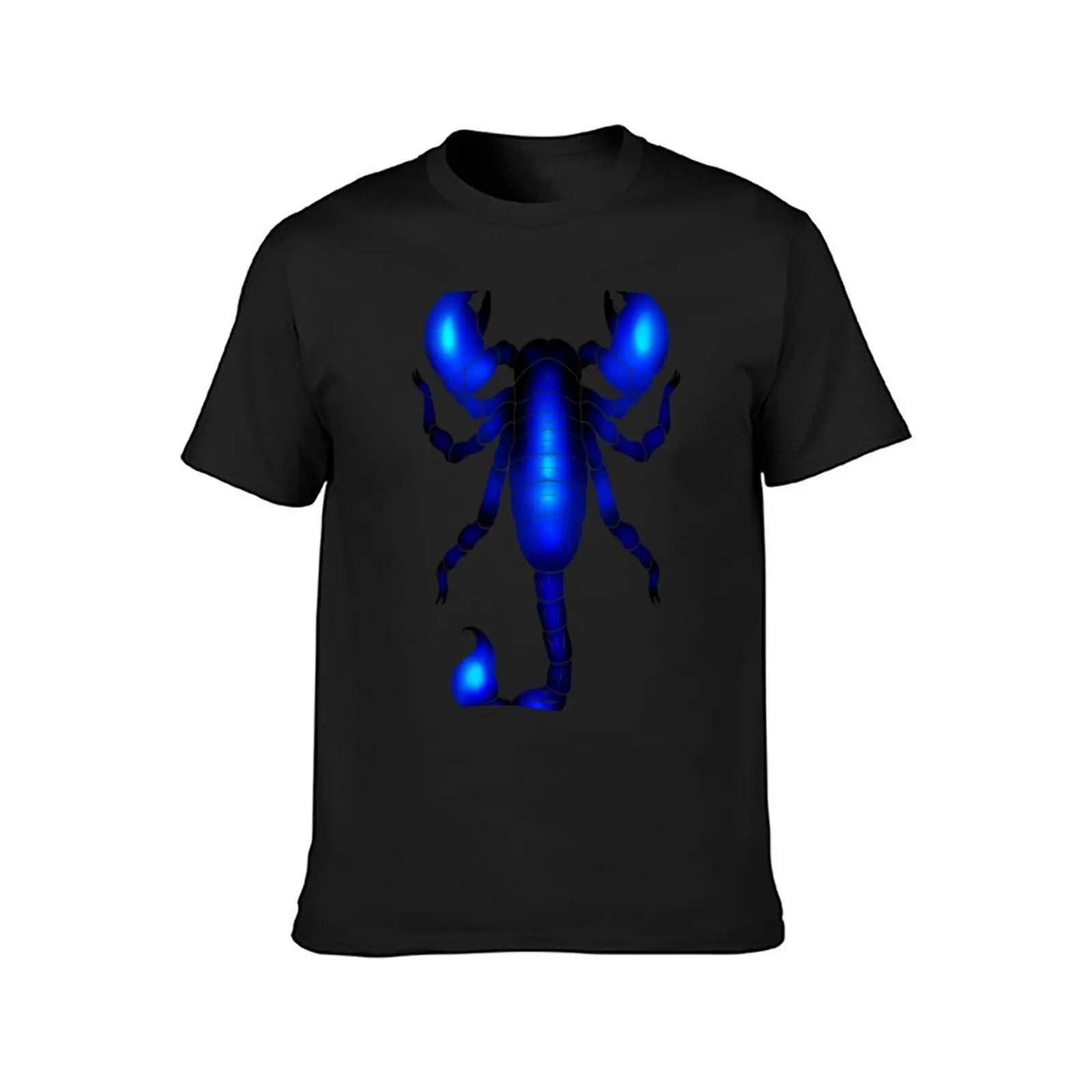 Blacklit Emperor Scorpion T-Shirt summer clothes oversizeds designer t shirt men