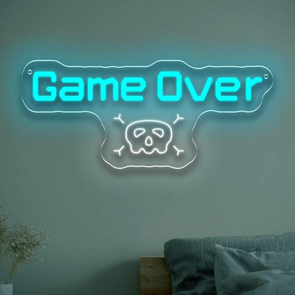 Game Over Neon Sign…