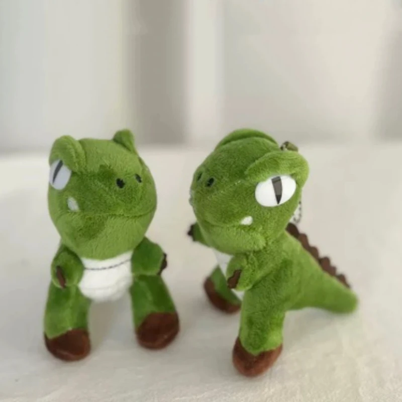 Spot Plush Dinosaur Keychain Cute Environmental Pendant Backpack Style Couple Soft Plush Animal Pendant Decorative Surprise