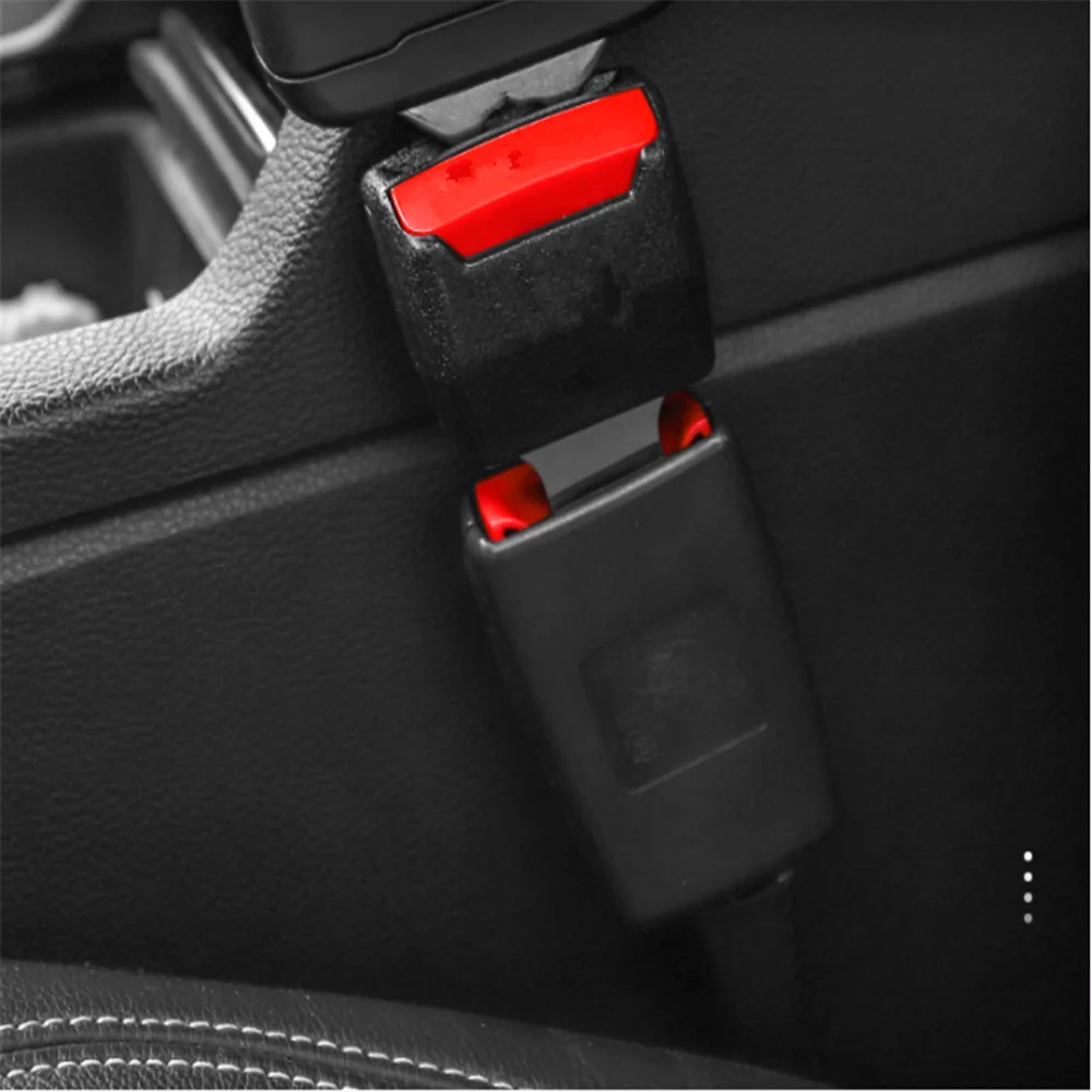 Car seat belt accessories lock tongue for Fiat VW Polo Golf MK4 4 MK7 Touran T5 Bora Skoda Rapid Fabia