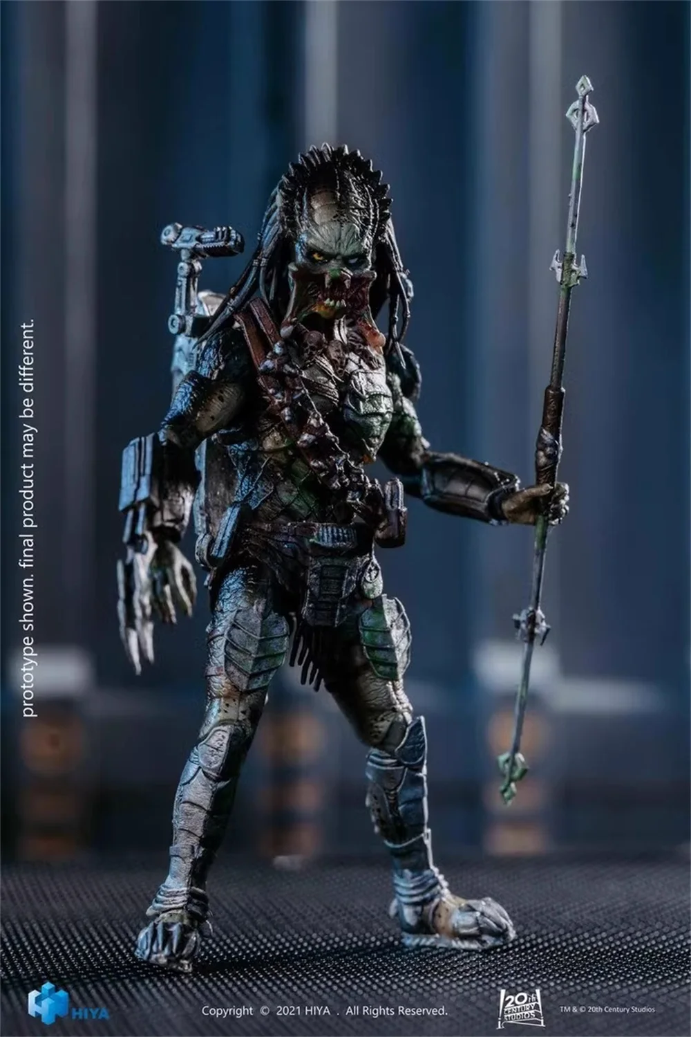 

1/18 HIYA LP0124 Mini Toys Model About 11.7CM 4.6inch Predator Blood Warrior Soldier Full Set Gift For Fans Collect