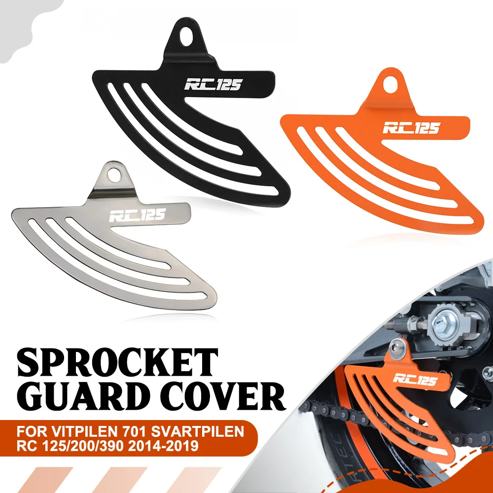 

Toe Chain Guards Protector For Husqvarna Vitpilen 701 Svartpilen RC 125/200/390 2014-2019 Motorcycle Accessories Stainless Steel