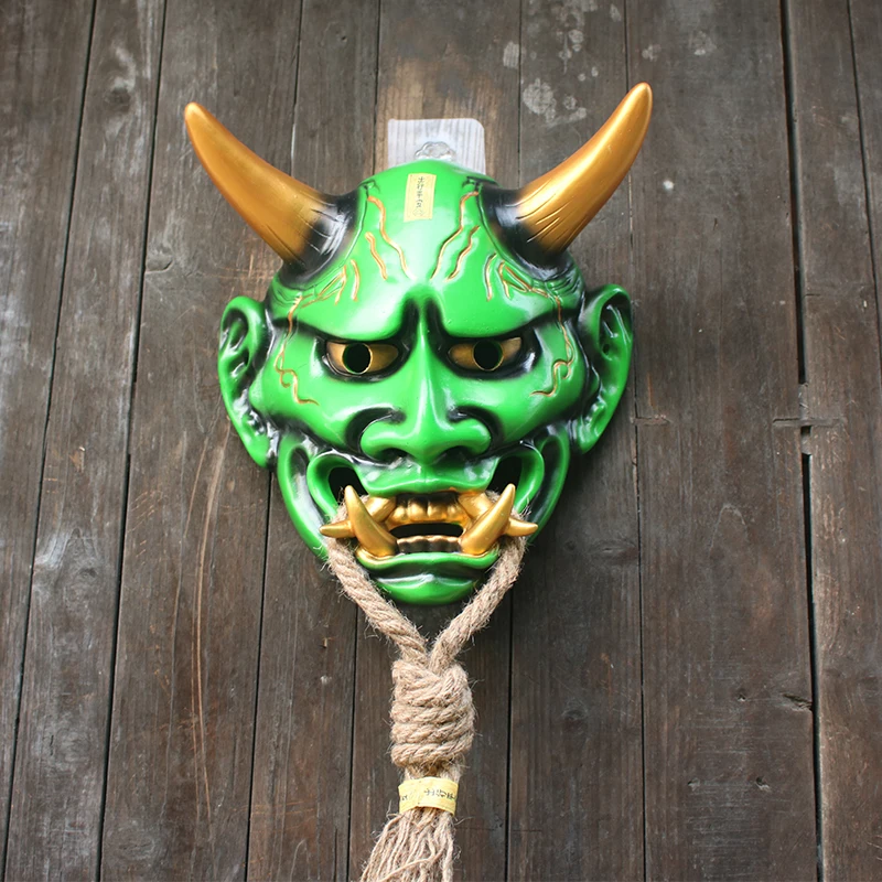 

Japanese-style Prajna mask Halloween two-dimensional character dress-up can be worn by men and women, tattoo parlor with