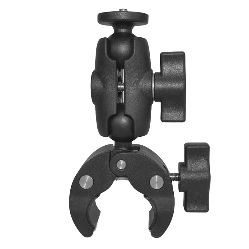 Support de caméra d'action Super Clamp, moniteur à tête sphérique 360 °, pièces de rechange pour caméra de sport de moto Gopro Bike
