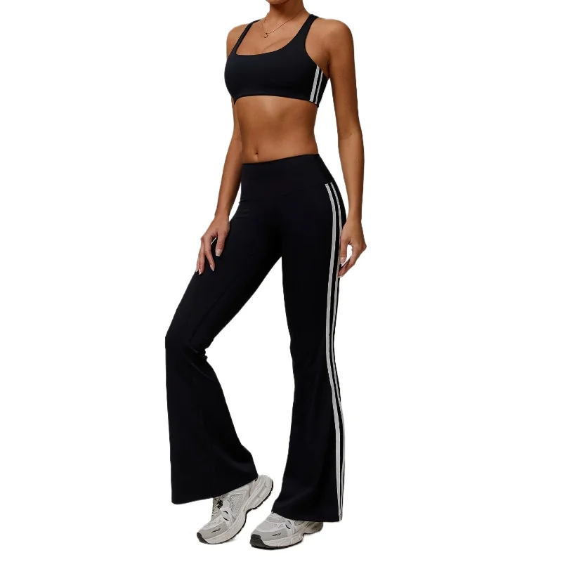

Yoga Sets Quick-dry Tight-fitting Slimming Sportswear Running Set for Yoga Gym Dancing Cycling Running Pilates Casual