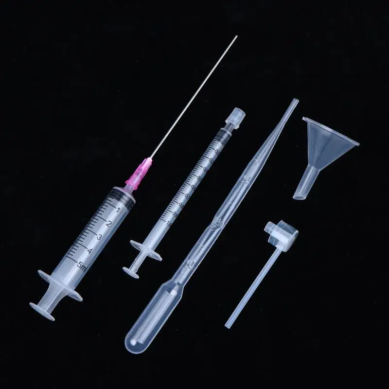 ~5Pcs Plastic Diffuser Syringe Straw Dropper Funnel Spray Dispensing Required Cosmetic Tools Perfume Refill Tools Set