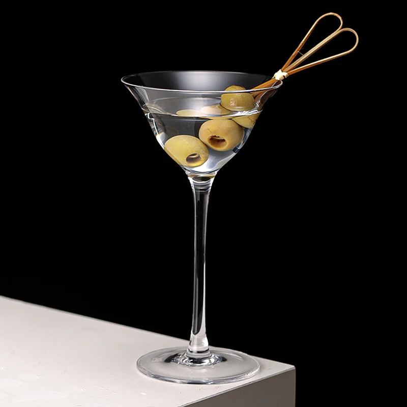 Kimura Series Lead-free Crystal Cocktail Glass Flying Saucer Shaped Glass Martini Tall for Bar KTV Kitchen Goblet Drinkware