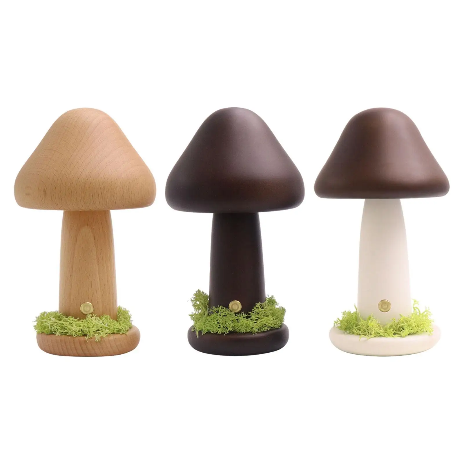 Mushroom Lamp Aesthetic Table Centerpiece Creative Adjustable Brightness Table Lamp for Living Room NightStand Home Decoration