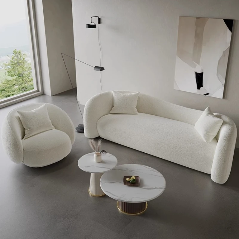 

European White Living Room Sofas Classic Designer Nordic Bubble Living Room Sofas Puff Lounge Couch Wohnzimmer Furniture Home