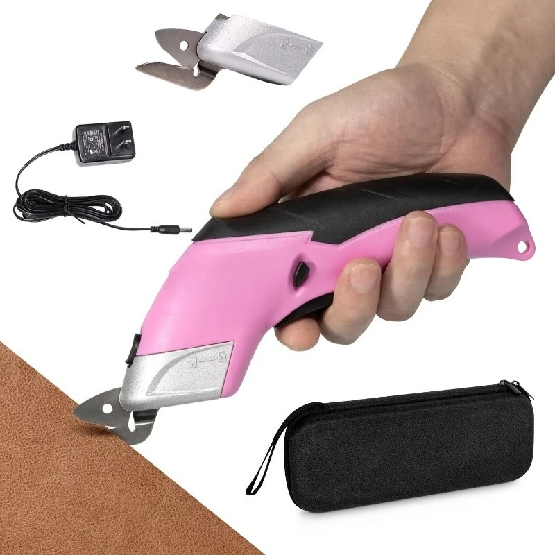 

Professional Stainless Steel Easy Fabric Apparel Textile Leather Electric Cordless Scissors