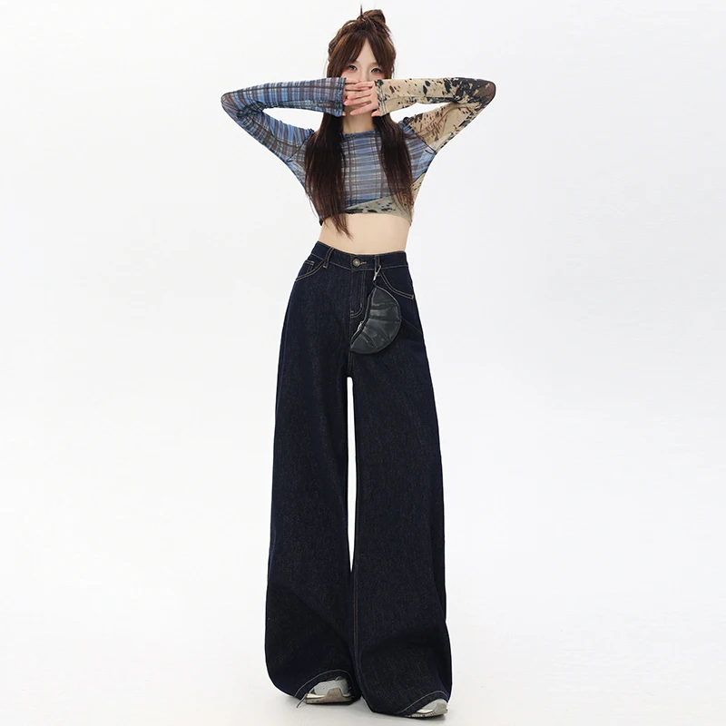 

Удобные черные джинсы для женщин, свободные мешковатые брюки Y2k, одежда 2000-х годов, тонкие джинсовые шорты, женская одежда, джерсы, трусы