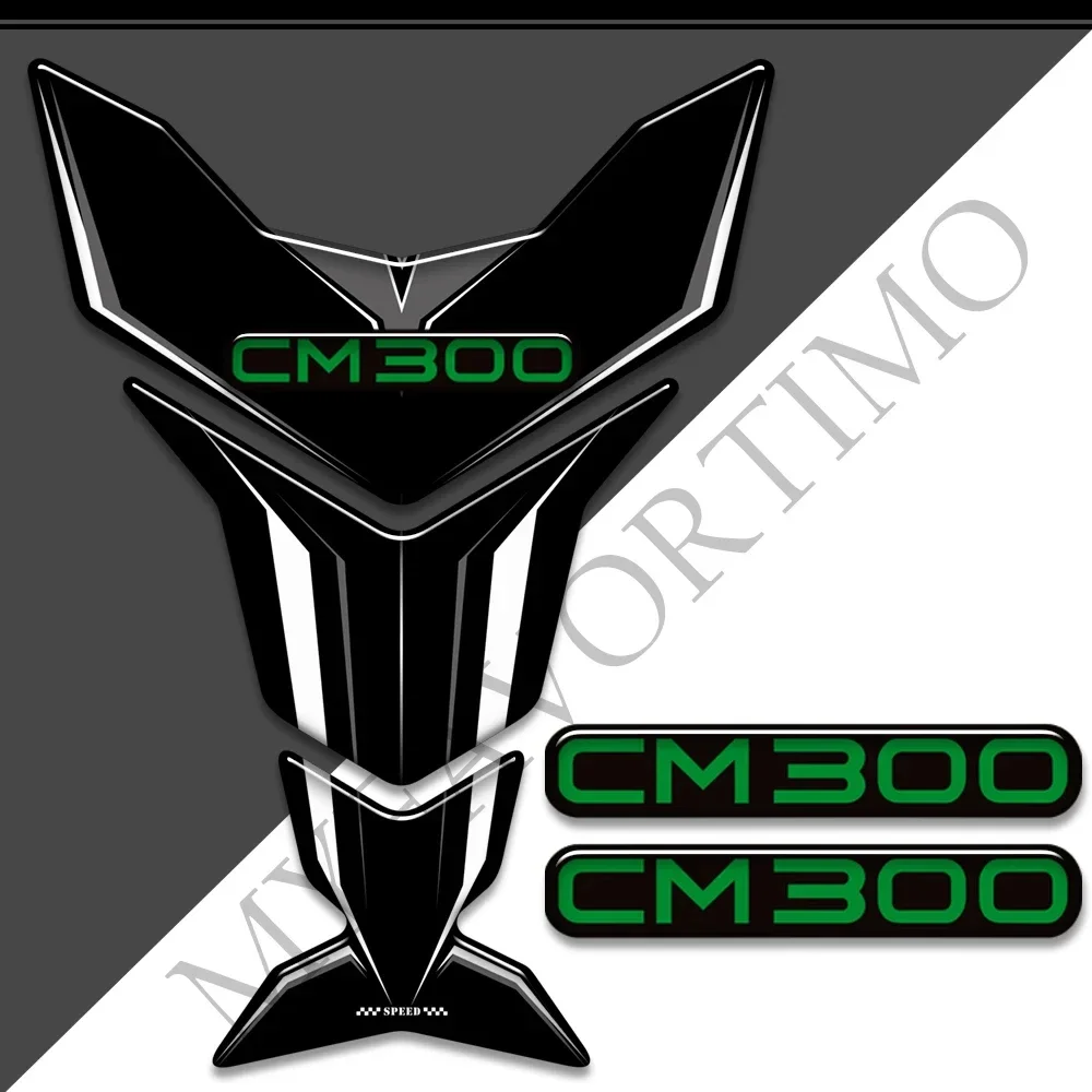 

For HONDA Rebel CMX CM 300 CMX300 CM300 Tank Pad Stickers Decal Emblem Logo Protector Fuel Oil Kit Knee