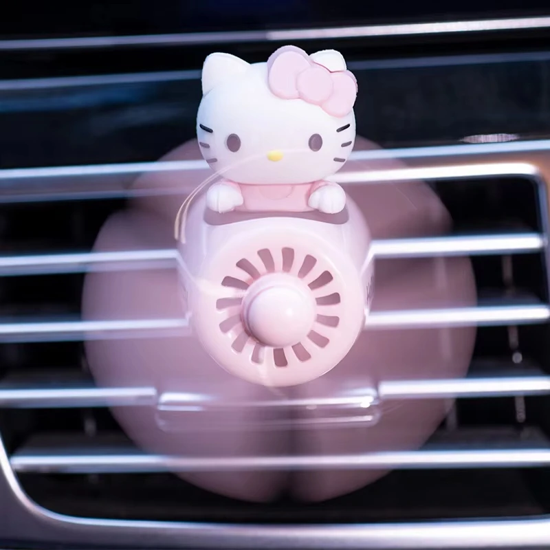 Sanrio Hello Kitty Auto Lufterfrischer Kleines Flugzeug Auto Aromatherapie Diffusor Propeller Vent Parfüm Diffusor Accessoires Geschenke