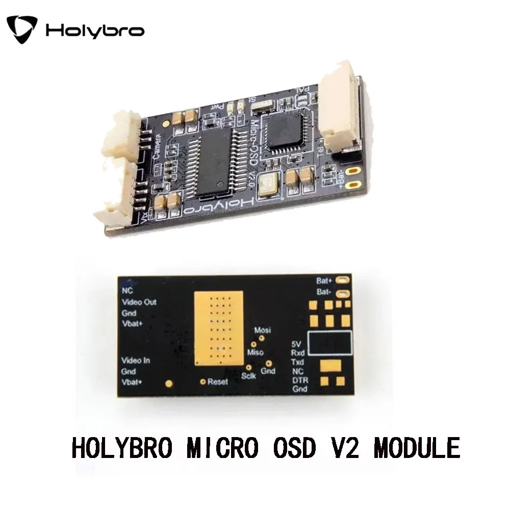

Holybro Micro OSD V2 Module for Pixhawk4 Pixhawk4 Mini Durandal Flight Controller RC Drone Pilots Clear Flight Data