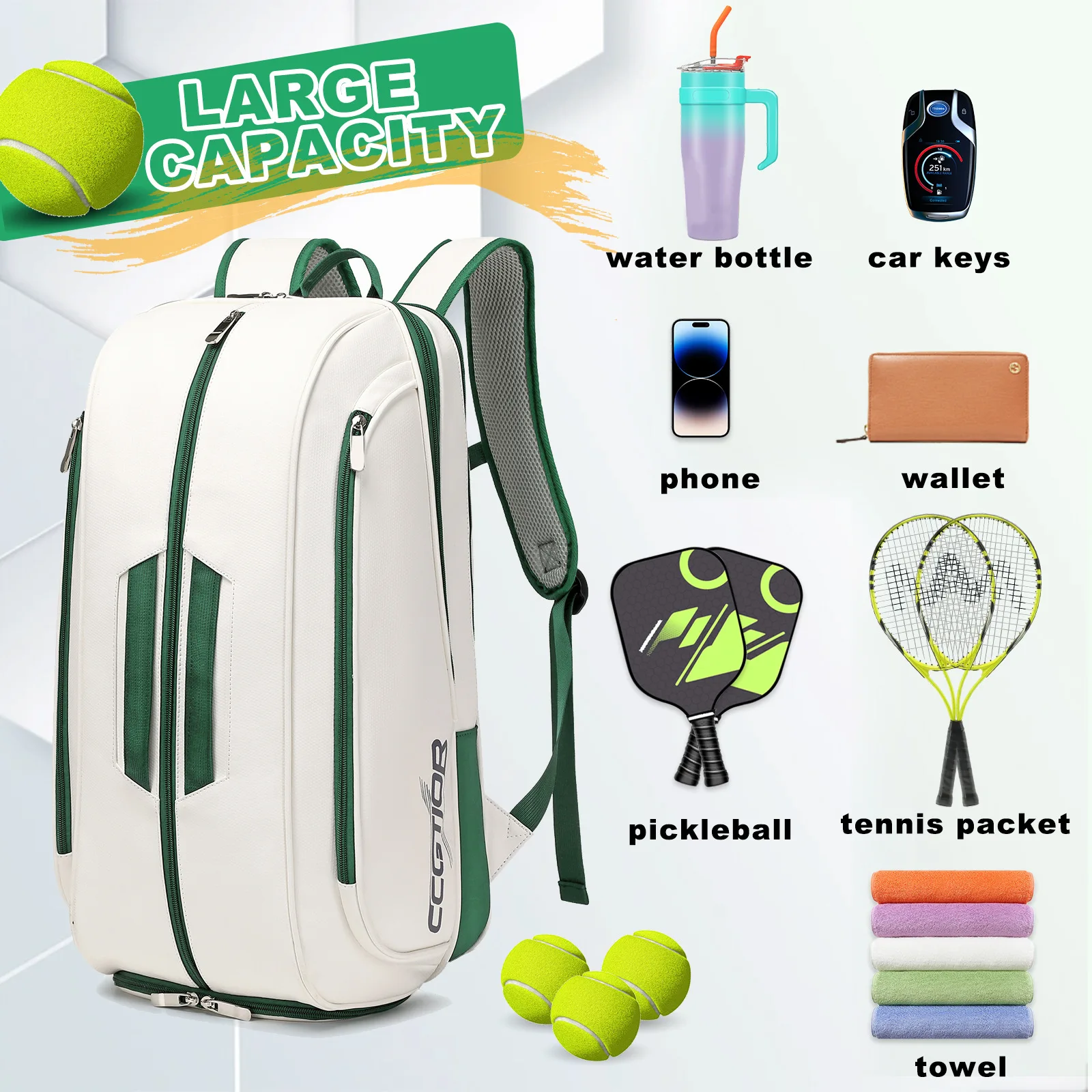 Original Radical Tennis Backpa - đánh giá và giá Badminton Bag