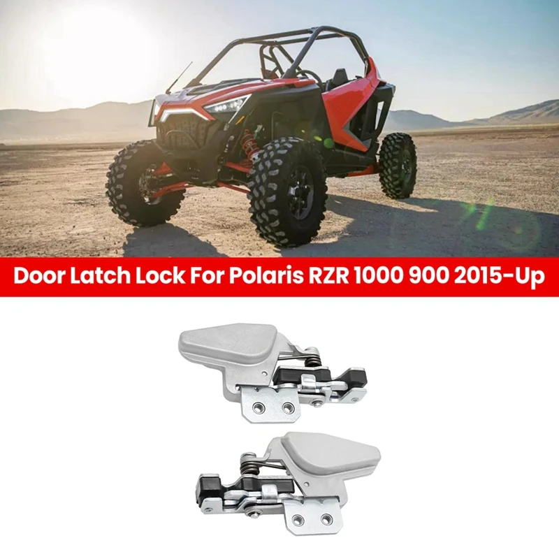 Left&Right Door Latch Lock for Polaris RZR 1000/900 2015-Up RZR Turbo 2016-2021 2637286 2637287