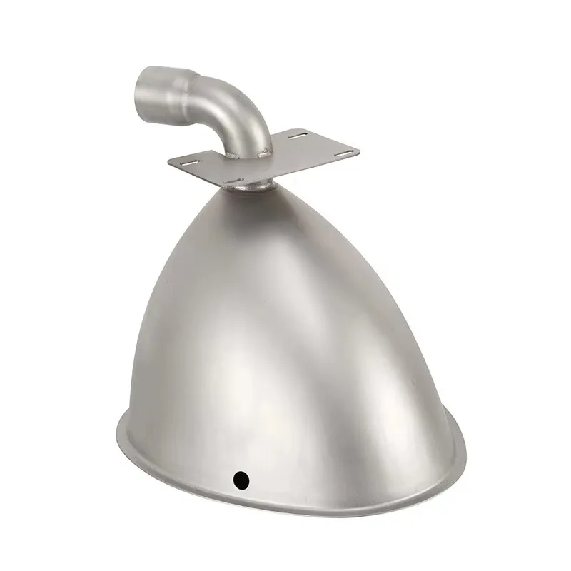 Anti odor stainless steel toilet liner accessories, non-standard stretching and stamping