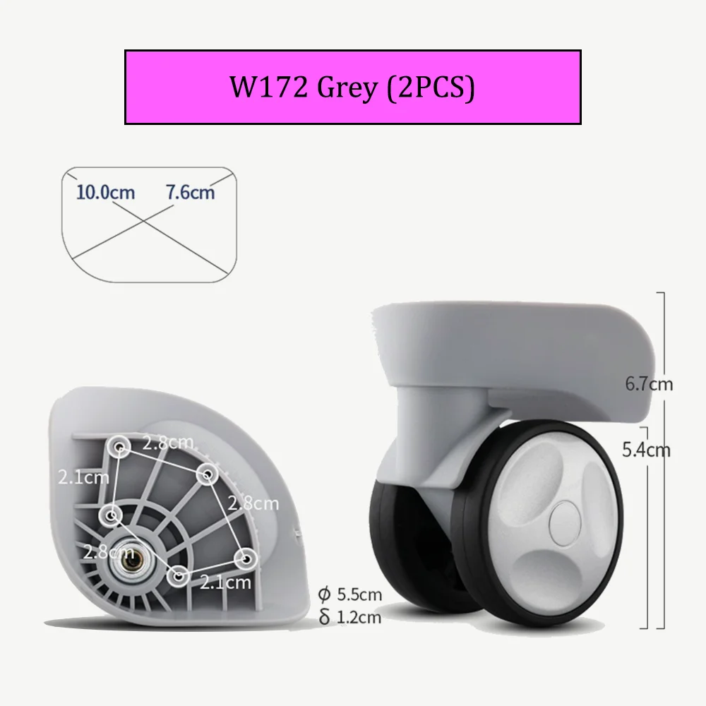 Suitable For Hongying L-H Replacement Wheel Suitcase Accessories Silent Universal Wheel Special Reinforced Maintenance Rollers