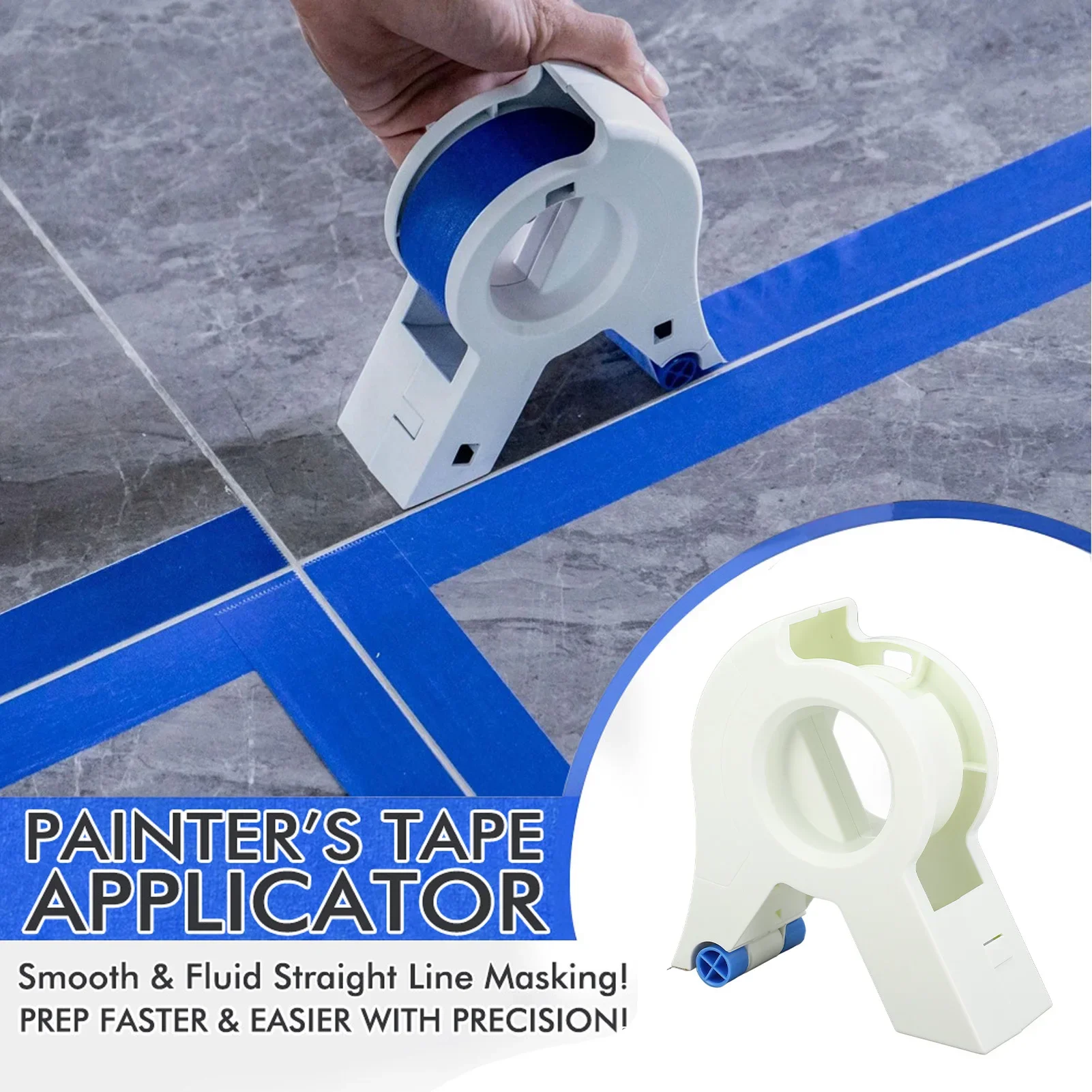 Painter Tape Applicator Masking Paint Tape Applicator Portable Masking Paint Tape Dispenser Cutter for Painting Trim Door Frames