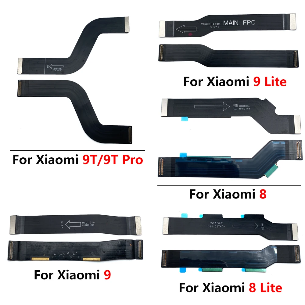 10Pcs，NEW Main Connector Mainboard To LCD Screen Ribbon Flex Cable For Xiaomi Poco Mi A1 A2 9 8 Lite  A3 9T F2 Pro / K30 Pro