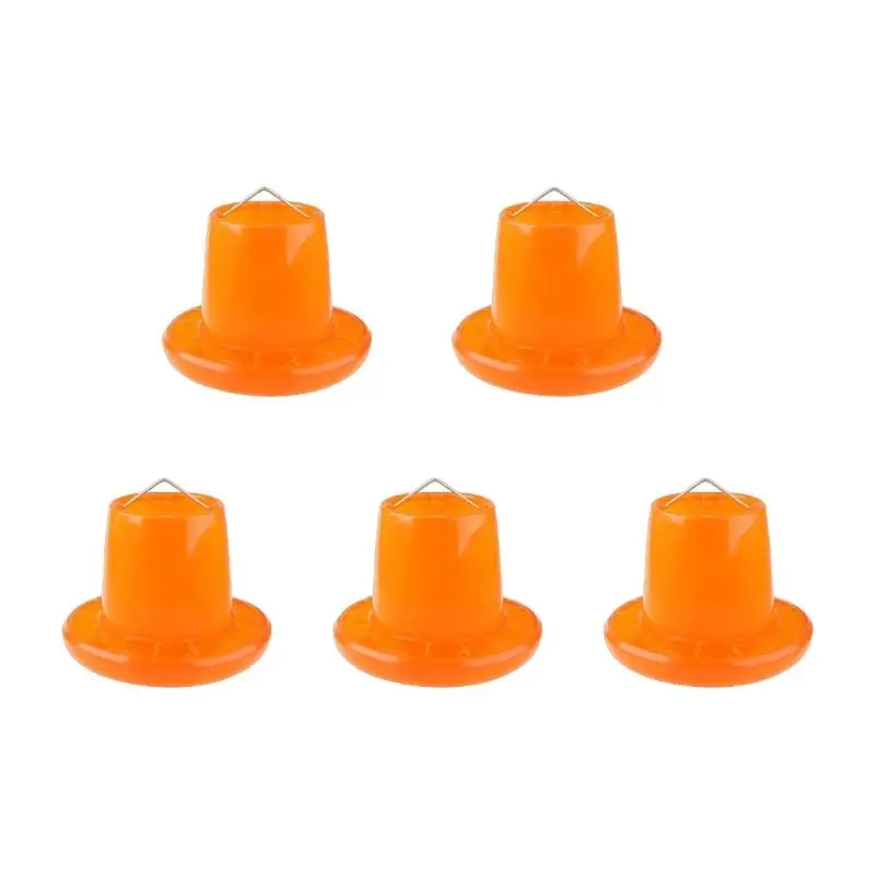 

5pcs Chicken Feeder Bucket Poultry Hen Chick Drinker Waterer Feeder Water Dispenser for Animal Feeding Farm Home