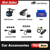 Car Radio Video Player Auto Accessories Tools AHD Camera DAB ADAS DVR SD Card OBD Internal External TPMS