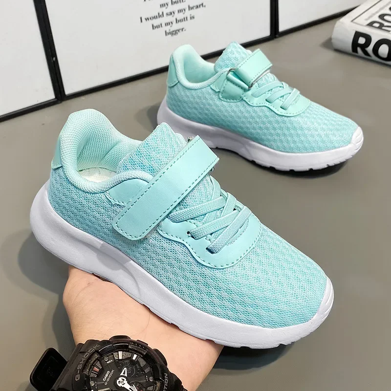 Hot Sale Cheap Sneakers Children Fashion Green Kids Running Shoes Size 28-39 Lightweight Outdoor Sports Shoes for Boys Girl 2025