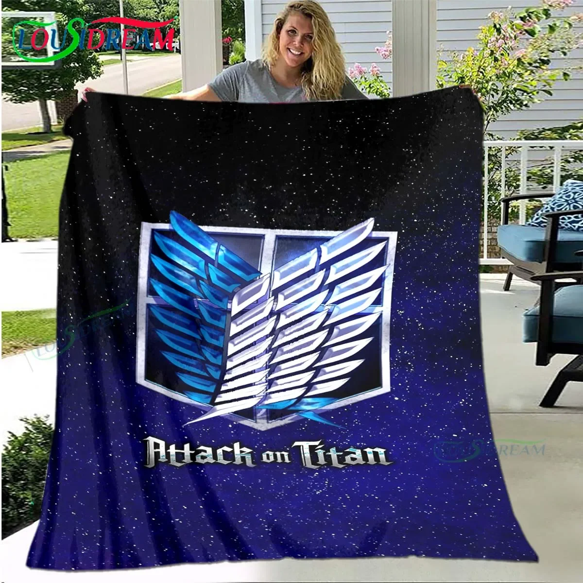 

Знаменитая аниме A-Attack on Titan четыре сезона одеяло для дивана покрывало для путешествий плюшевое одеяло для путешествий офиса одеяло для обеда