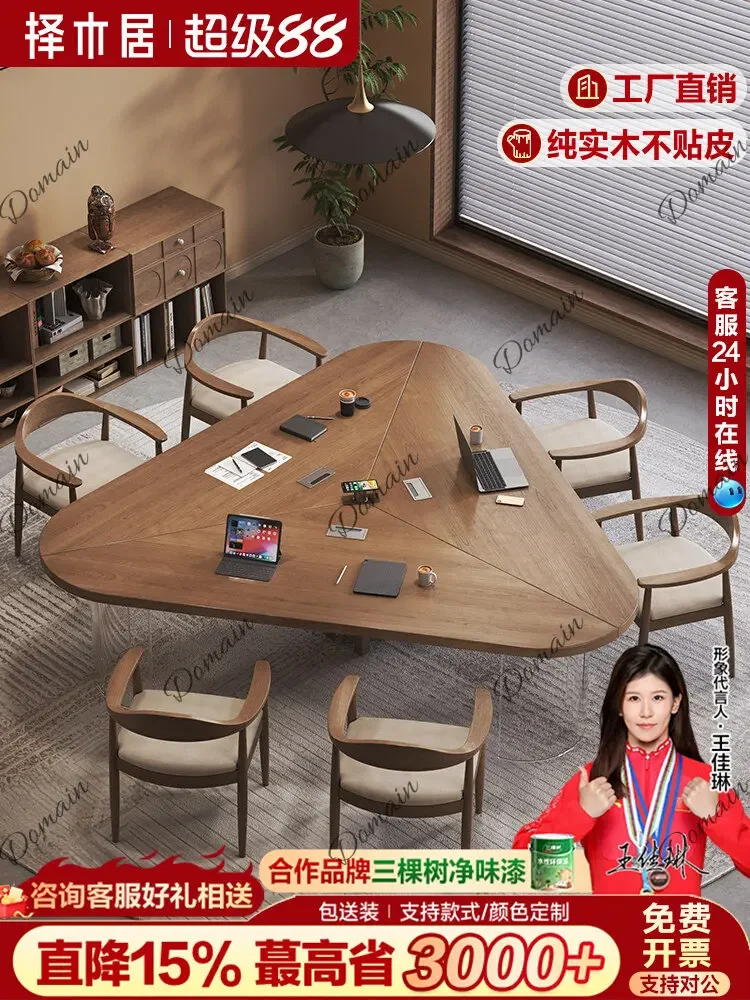 sBc Designer Creative Acrylic Floating Conference Desk Office Training Meeting Computer Table