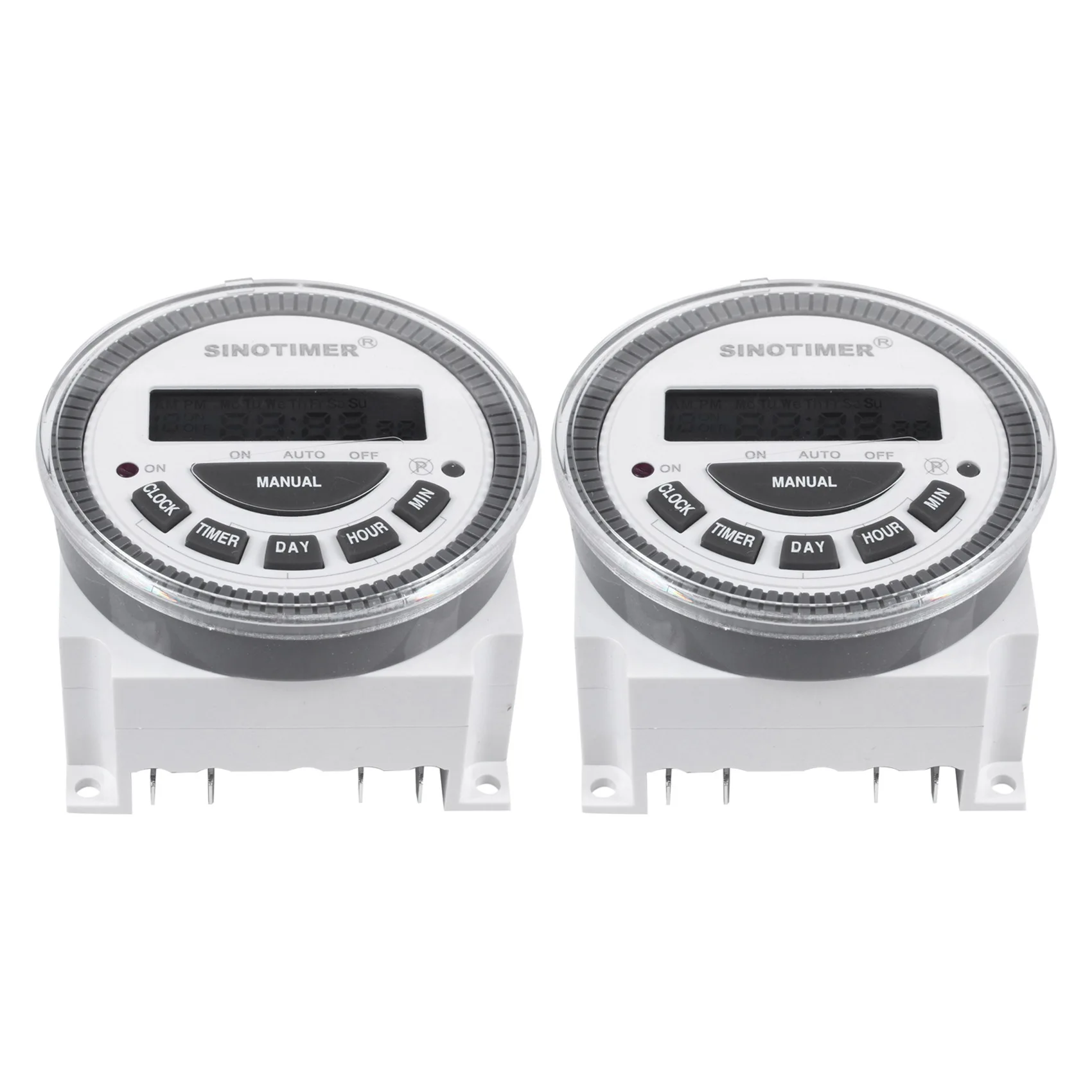 ABSE-2X SINOTIMER Tm-619H-2 230Vac 7 Days Weekly Programmable Digital Timer Lighting Switch Output 220V Voltage