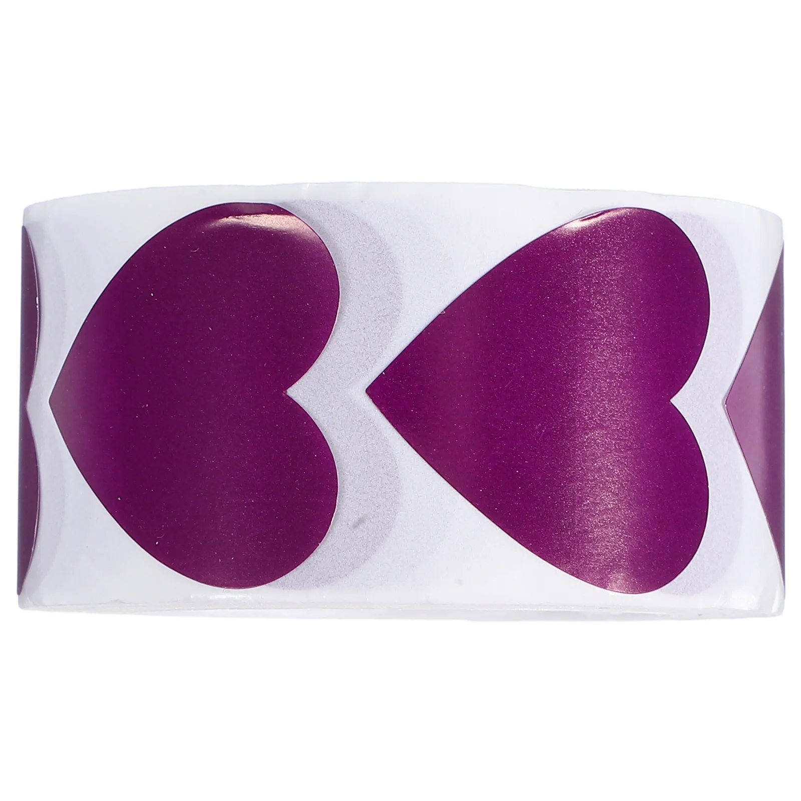 

1 Roll Heart Shaped Stickers Labels Self Adhesive Labels For Valentine'S Day Scrapbooking Letter Sealing Decals Classroom