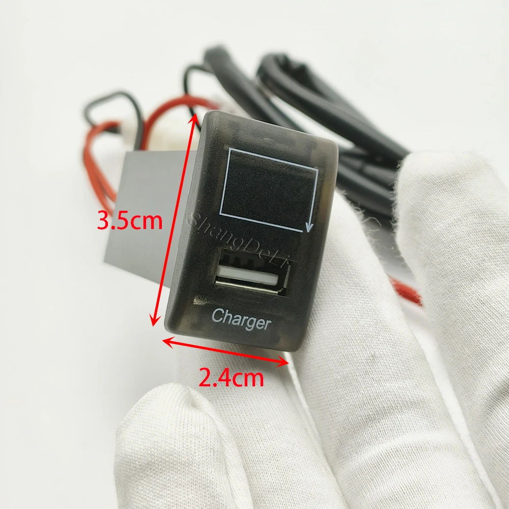 Car Quick Charger QC3.0 USB Port TYPE-C PD Smartphone Charging Connectors for Suzuki Swift 05-16 Accessories