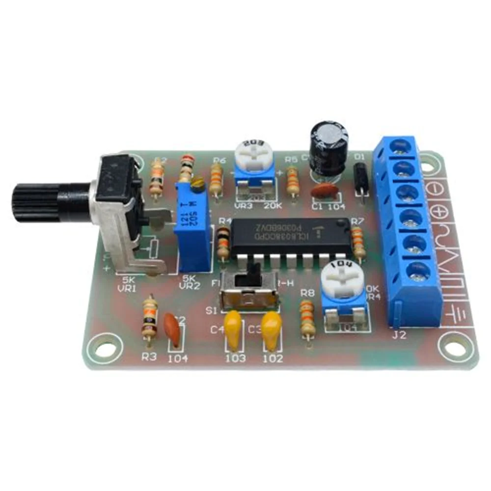 ICL8038 Monolithic Function Signal Generator Module Sine Square Triangle Welded DIY Kit Sine Square Triangle