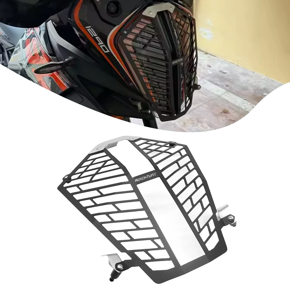 ل 1290 سوبر مغامرة اكسسوارات دراجة نارية العلوي حامي 1290 سوبر ADV R S 1290ADV 2017-2020 كشافات غطاء حماية #1